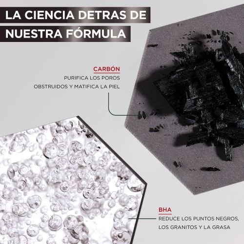 Pure Active Gel Limpiador Profundo con Carbón Piel para piel con tendencia acnéica